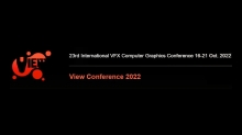 VIEW 2022 Set for October 16-21 in Turin, Italy