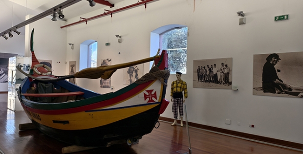 Traditional Portuguese fishing boat
