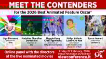 PreVIEW Panel Set for February 27: ‘Oscar Contenders for Best Animated Feature’ 