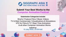 3 Days Left to Enter SIGGRAPH Asia 2025 Computer Animation Festival